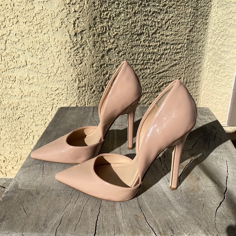 Just Fab nude pumps
